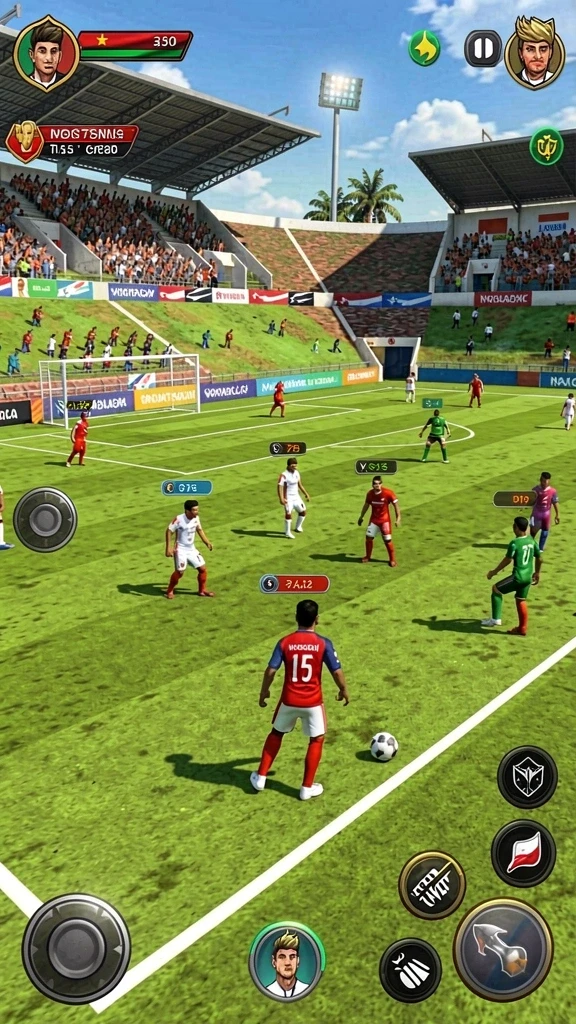 666j - Tangkapan layar memperlihatkan mode multiplayer yang kompetitif.
