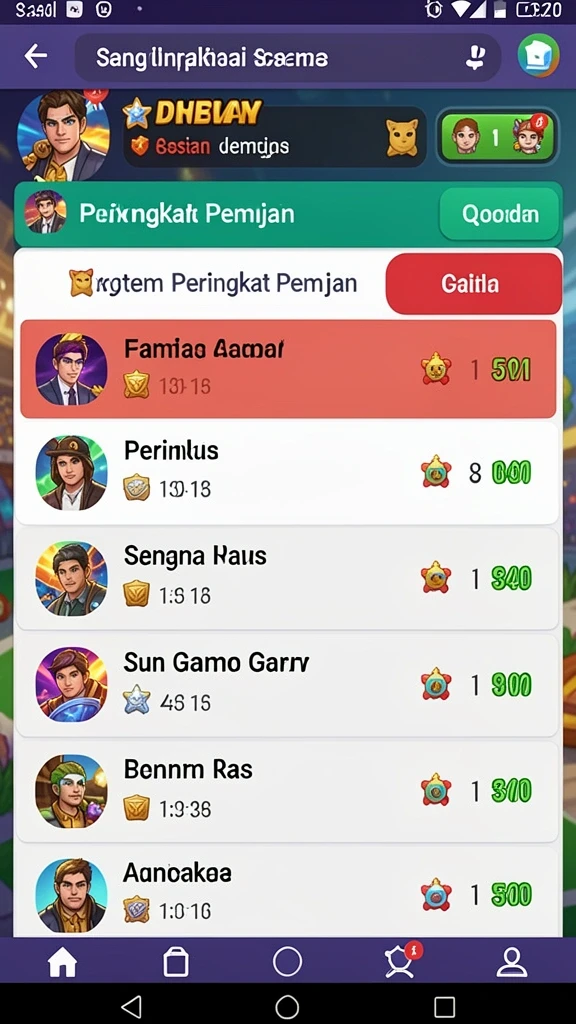 id098 - Lingkungan fantastis yang penuh warna dan detail.