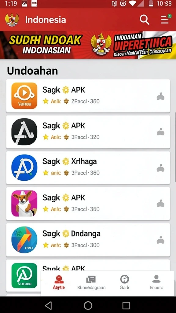 idklub - Tampilan antarmuka yang menarik dan intuitif.